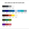 tank top color chart - Exocolonist Merch