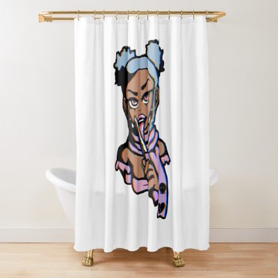 Exocolonist Marz Shower Curtain